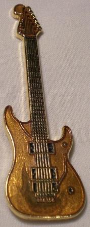 Gold Guitar Pin